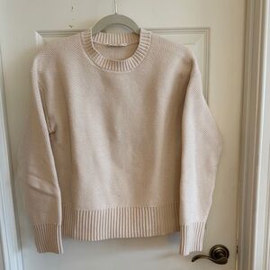 Everlane 100% cotton crew neck sweater, size S